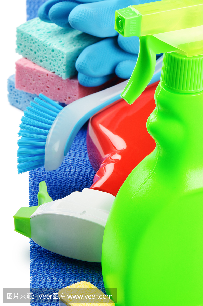 色彩斑斕的清潔產(chǎn)品